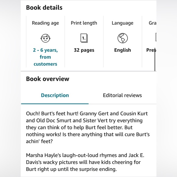 Sale‼️ Bunion Burt Book - Picture 7 of 8